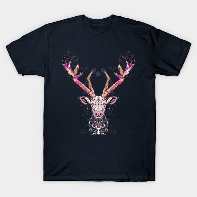 Cerf Grand T-Shirt by yoaz